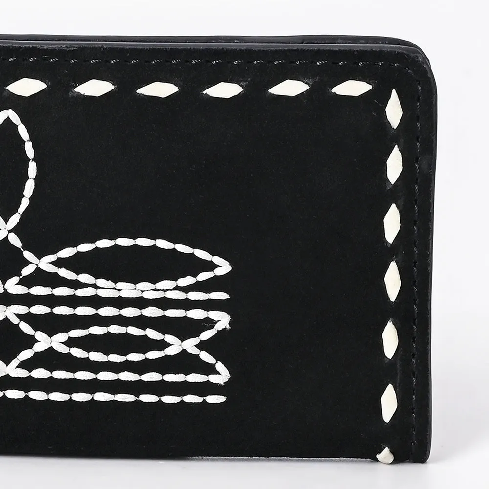 American Darling Western Hand Tooled Genuine Leather Handbag Purse Wallet Bag For Women Girl