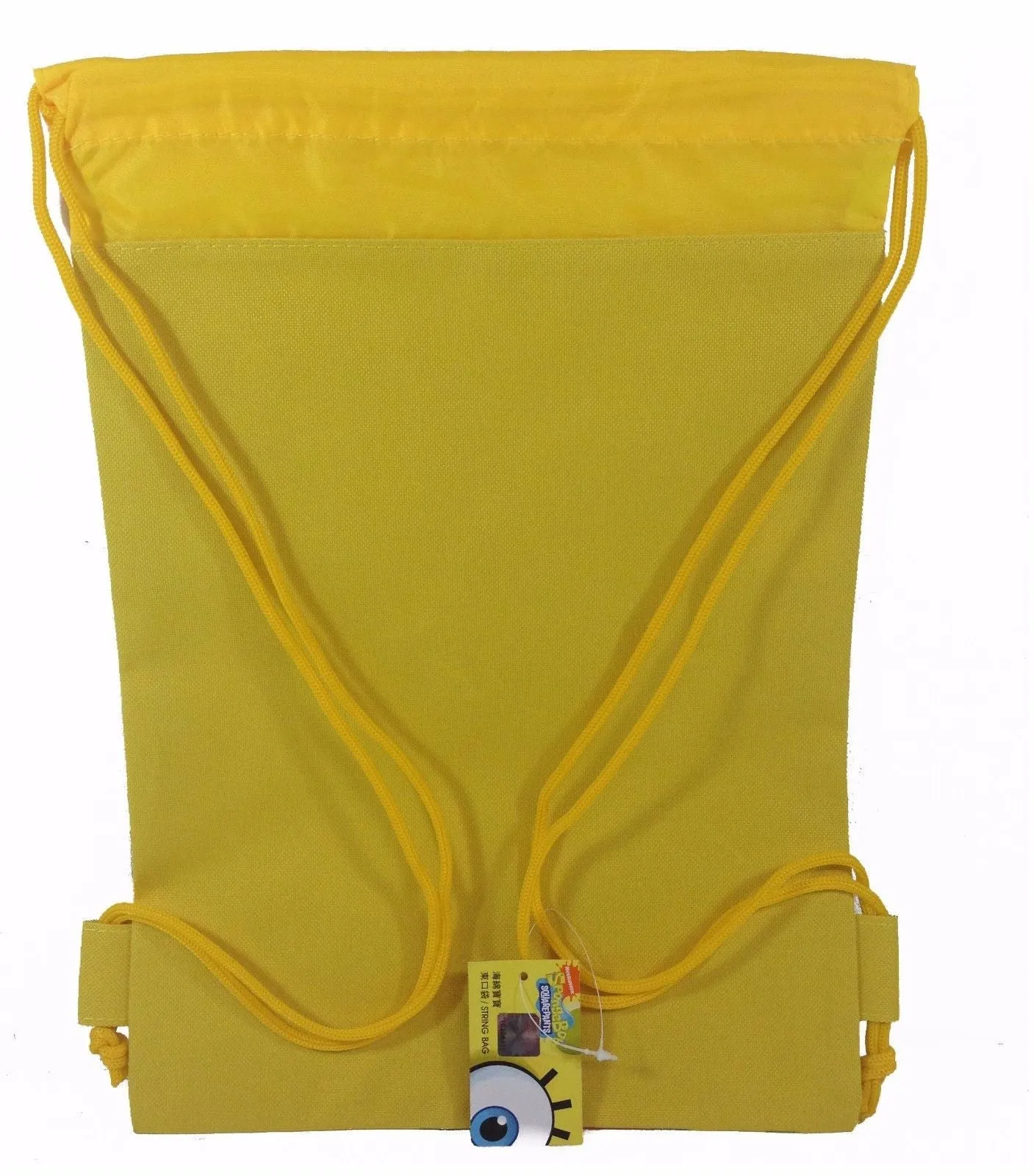 Nickelodeon SpongeBob Squarepants Drawstring Backpack School Sport Gym Bag