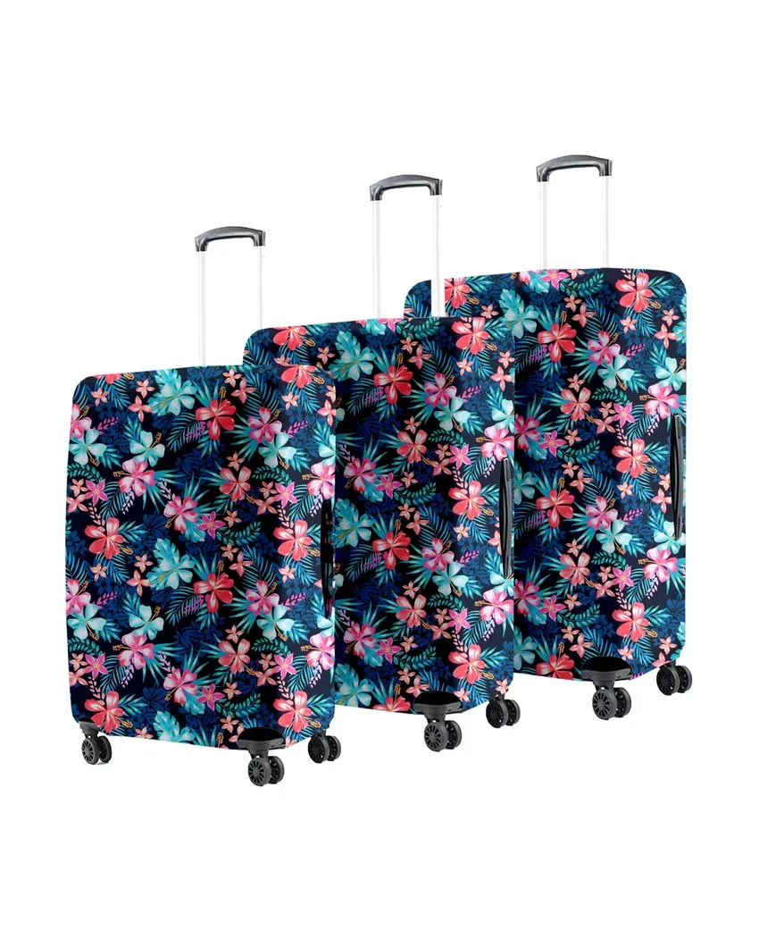ONLY LUGGAGE COVER | Versatile Polyester Stretchable Printed Protective Luggage Bag Cover