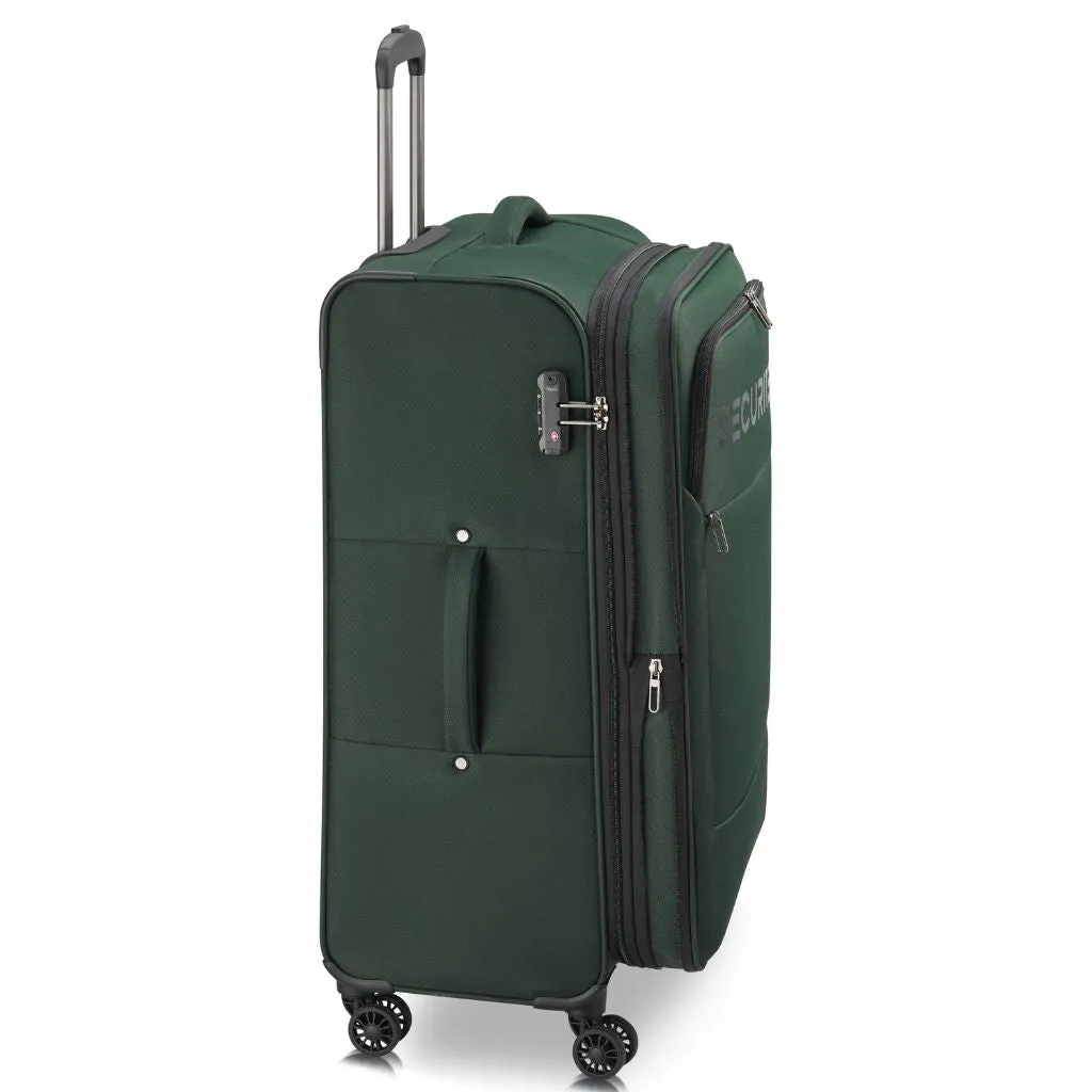 Securitech By Delsey Vanguard 76cm Large Exp Softsided Luggage - Green