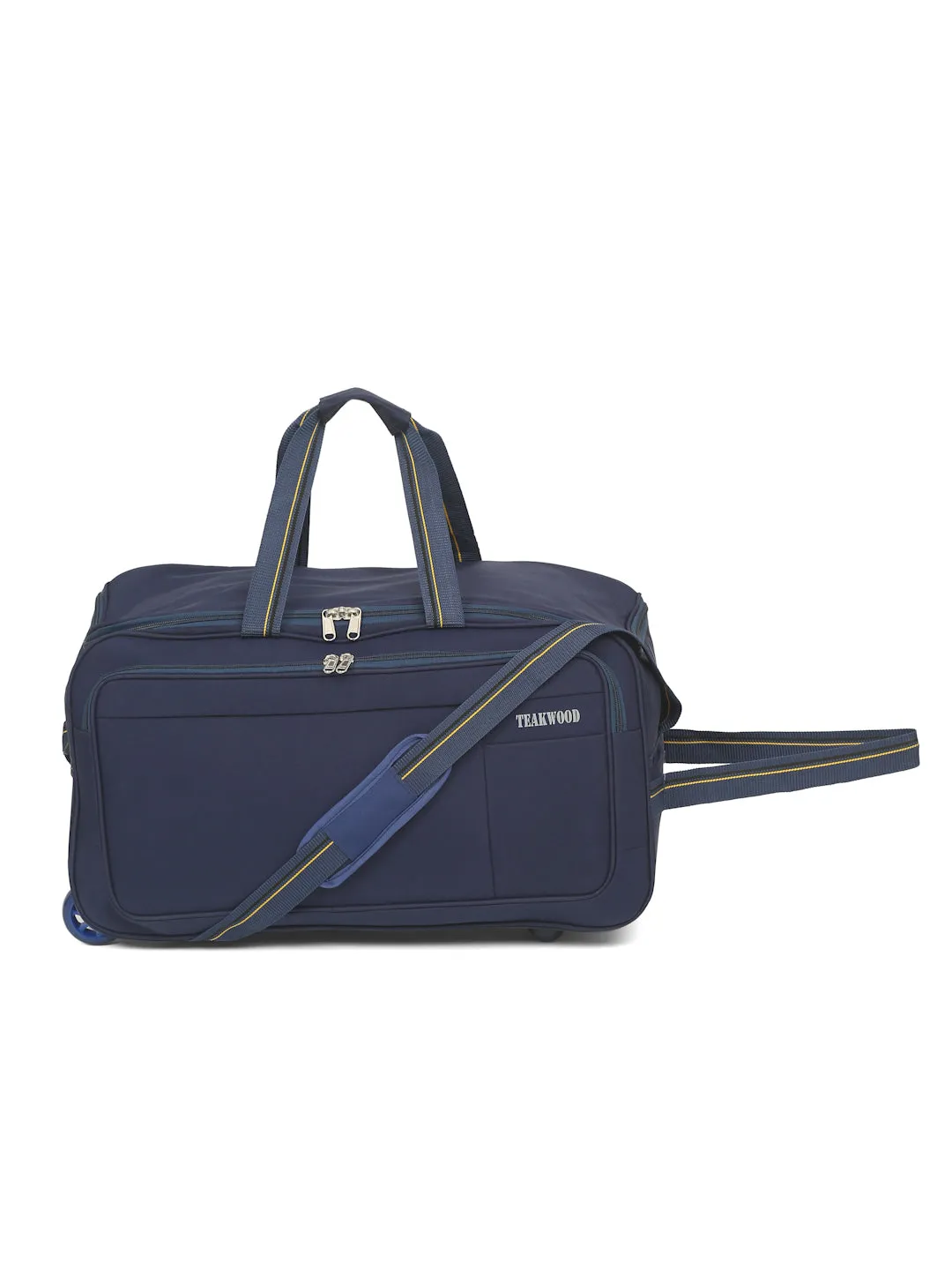 Teakwood Rolling Set of Duffel Bag (Blue)