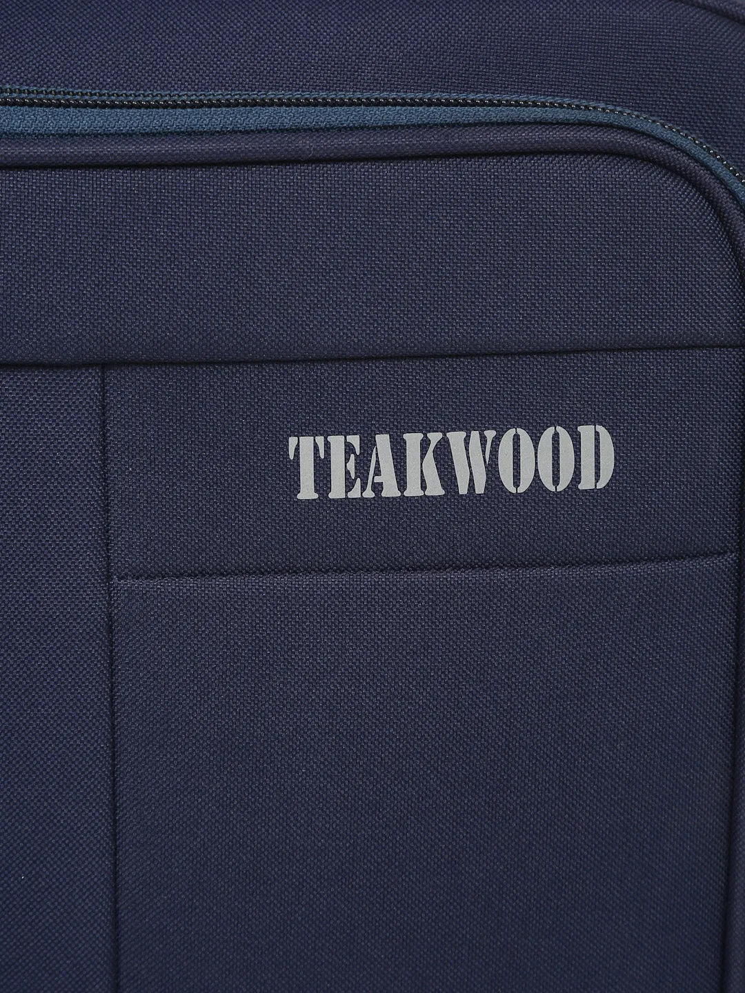 Teakwood Rolling Set of Duffel Bag (Blue)
