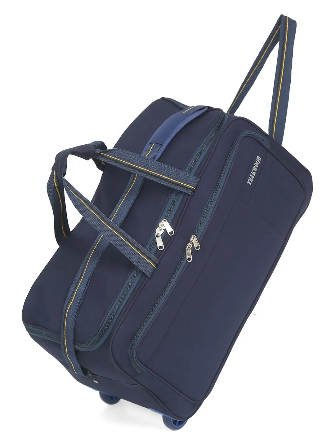 Teakwood Rolling Set of Duffel Bag (Blue)