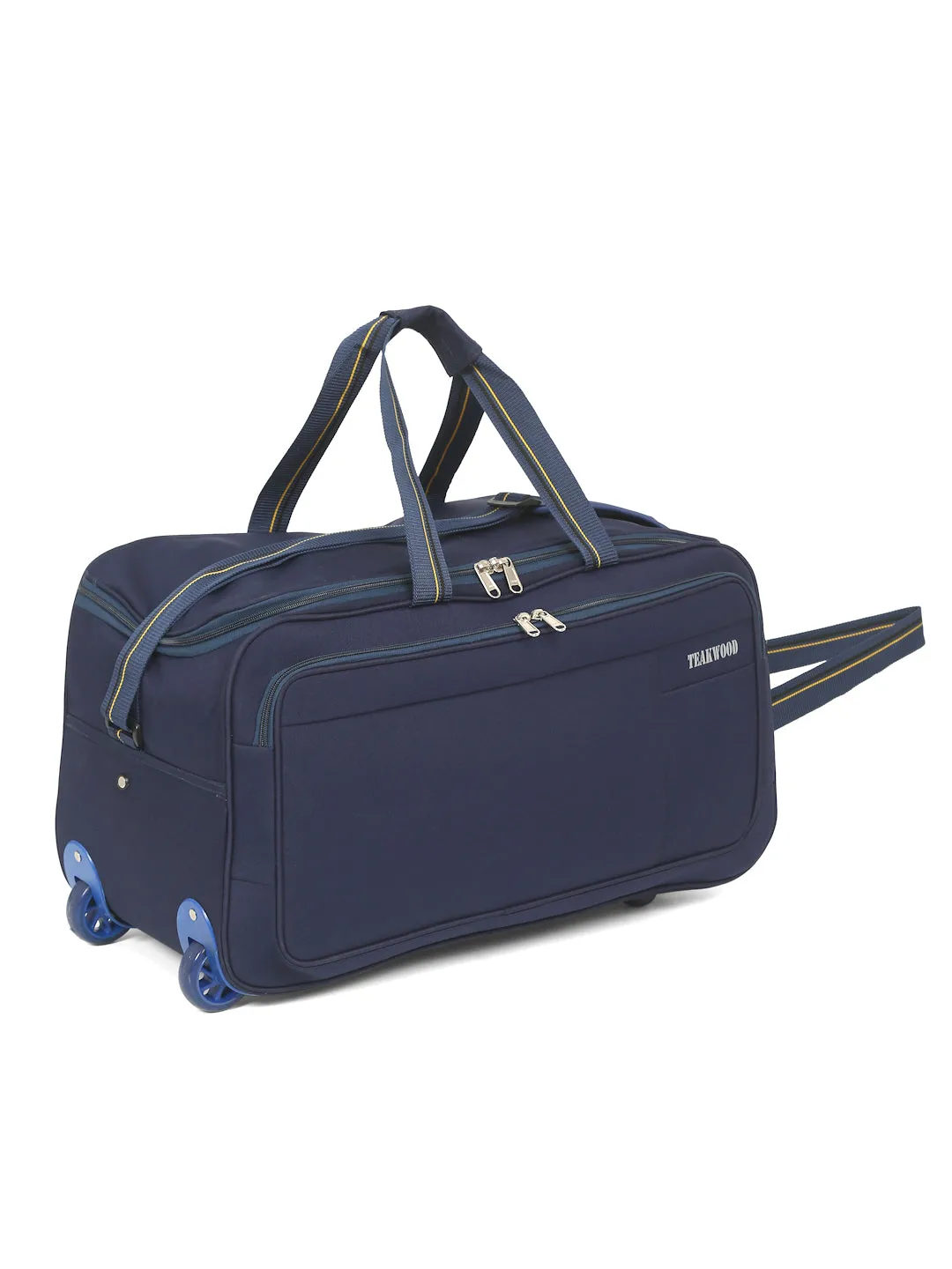 Teakwood Rolling Set of Duffel Bag (Blue)