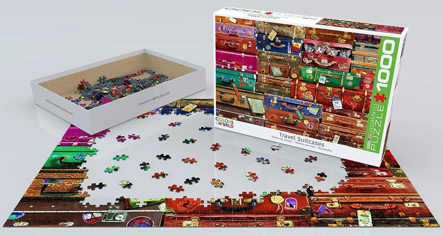 Travel Suitcases 1000 Piece Jigsaw Puzzle